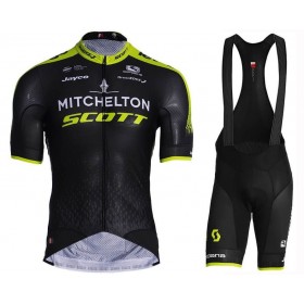 Tenue Cycliste et Cuissard à Bretelles 2019 Mitchelton-Scott N001
